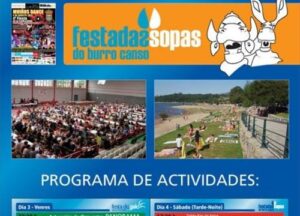 Fiestas de las sopas de burro cansado y del Gallo pica no chan de Muíños