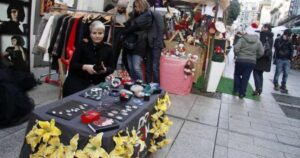 Feria mercado de productos tradicionales gallegos de Vigo