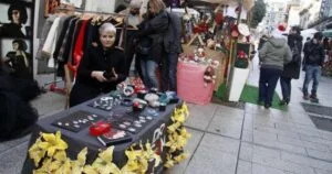 Feria mercado de productos tradicionales gallegos de Vigo