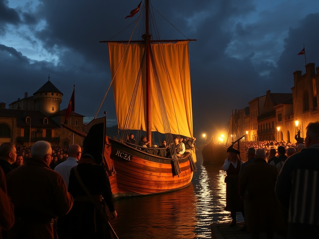 Festa da Arribada de Baiona 1