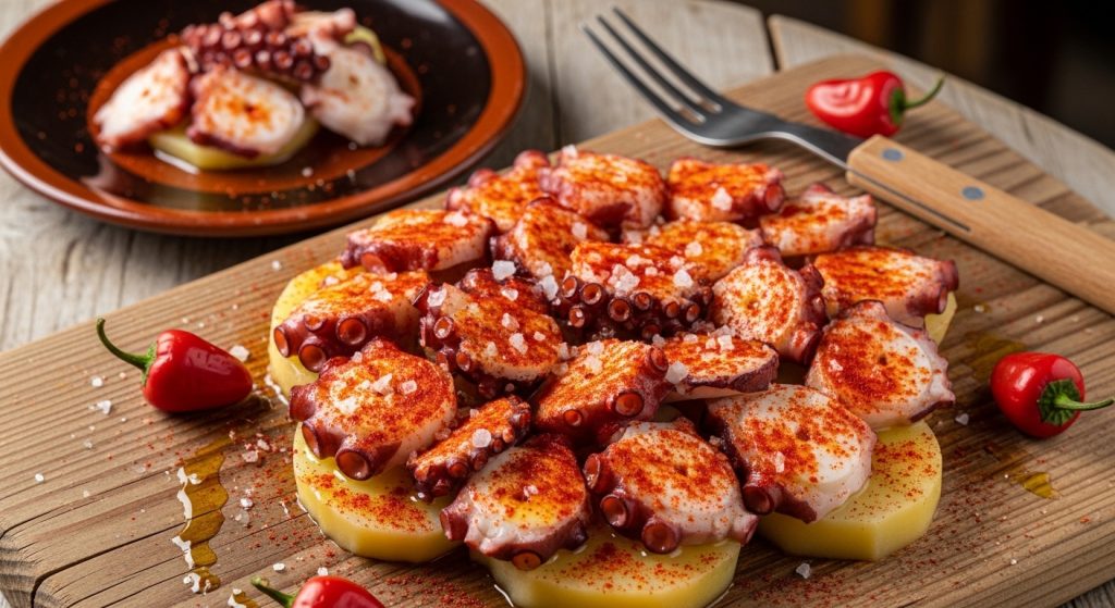 Receta tradicional de pulpo á feira paso a paso