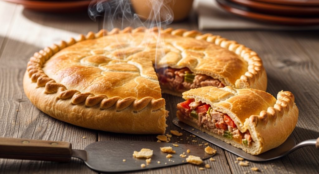 Receta tradicional de empanada de zamburiñas gallega