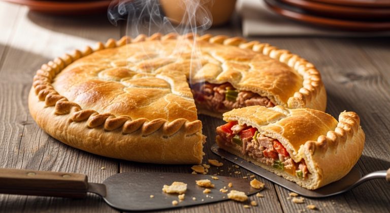 Receta tradicional de empanada de zamburiñas gallega