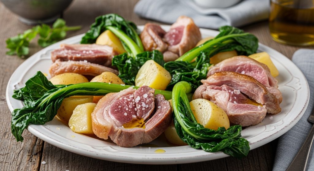 Receta de lacón con grelos auténtica: secretos de las abuelas gallegas