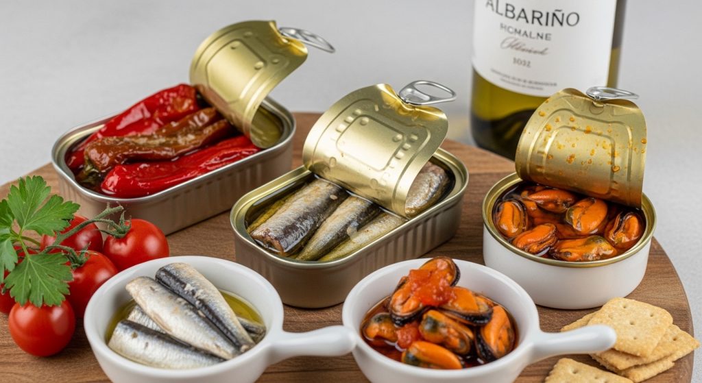 Bares de vinos con tapas de conservas gourmet en Ourense ciudad