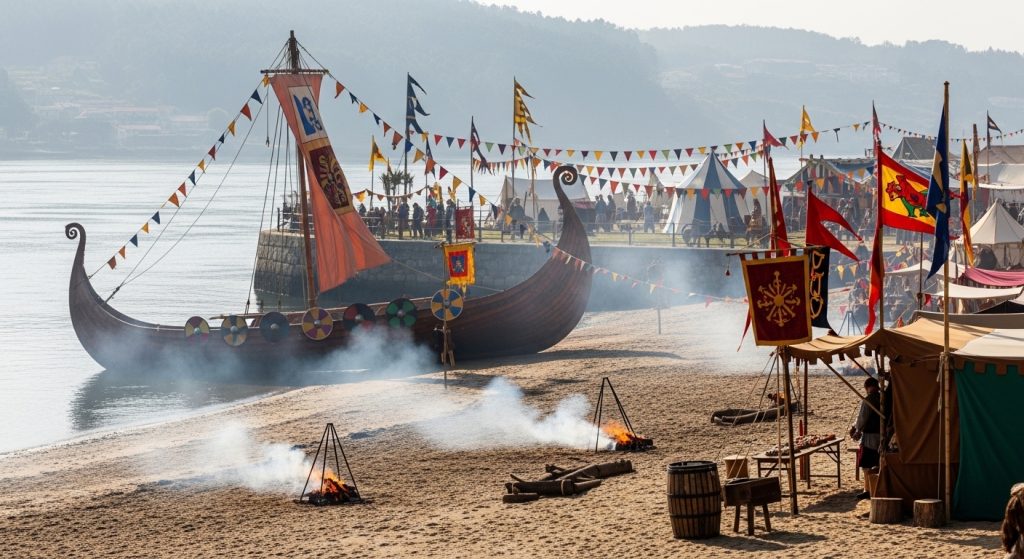 Romería Vikinga de Catoira: desembarco, recreación histórica y fiesta en la ría