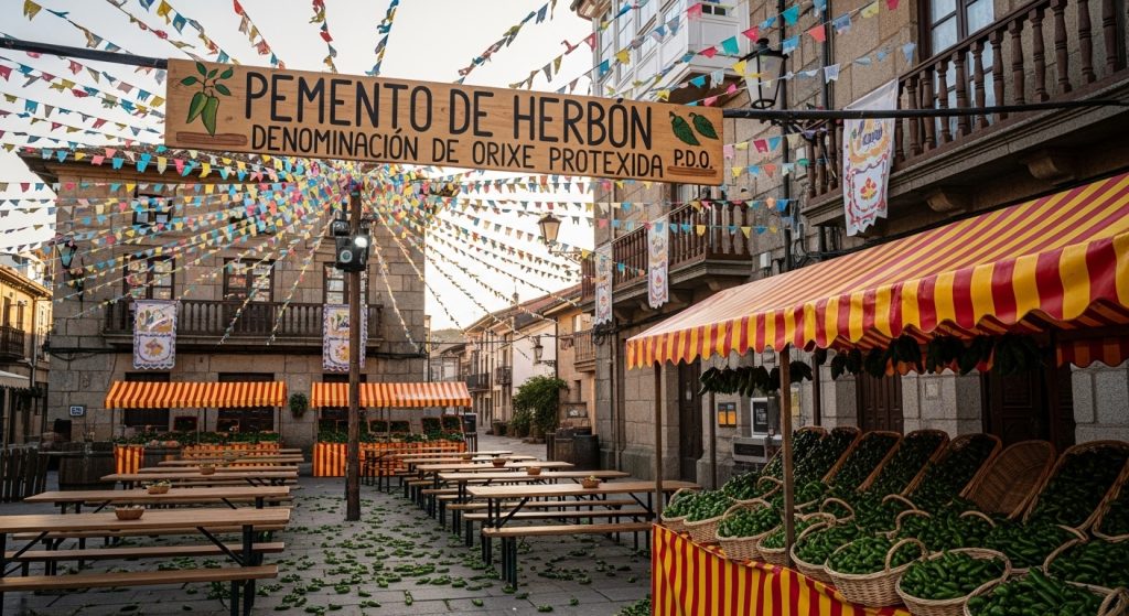 Festa do Pemento de Herbón: pimientos con denominación y fiesta popular