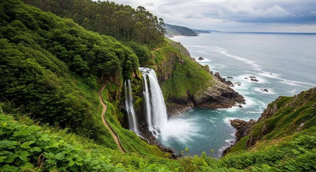 O Segredo da Fervenza de Ézaro: Caída directa ao mar, Dumbría, Xallas