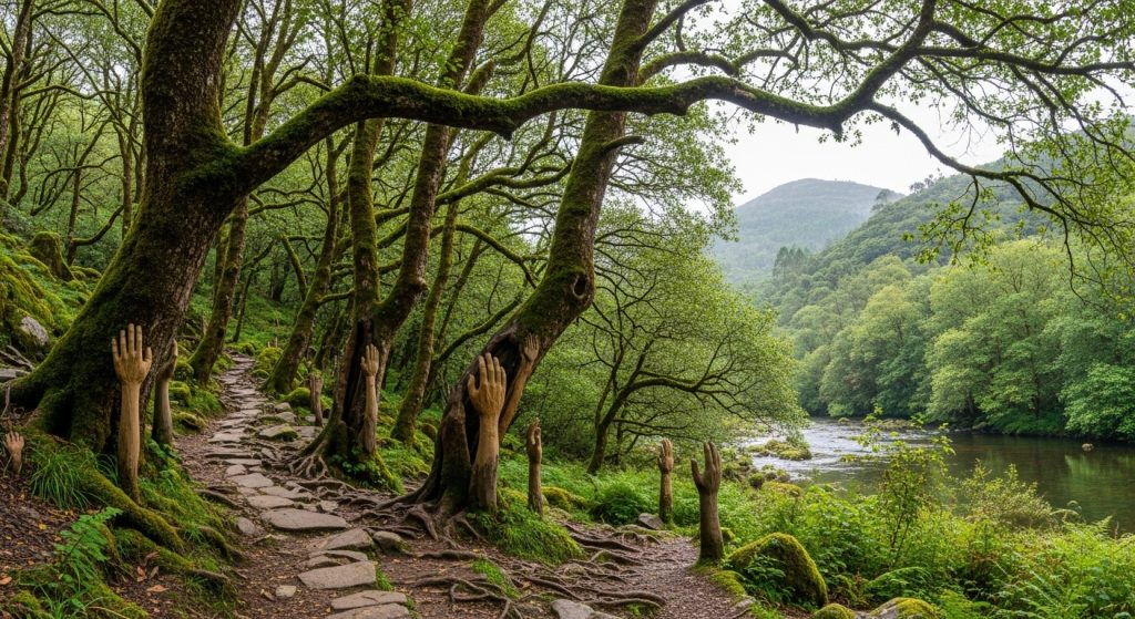 Ruta Máxica pola Fraga de Cecebre: Bosque das Mans, río Mero, reserva