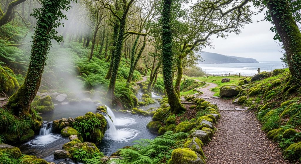 A Fraga do Río Caldo: Termas naturais, fervenzas, entrada a Ourense
