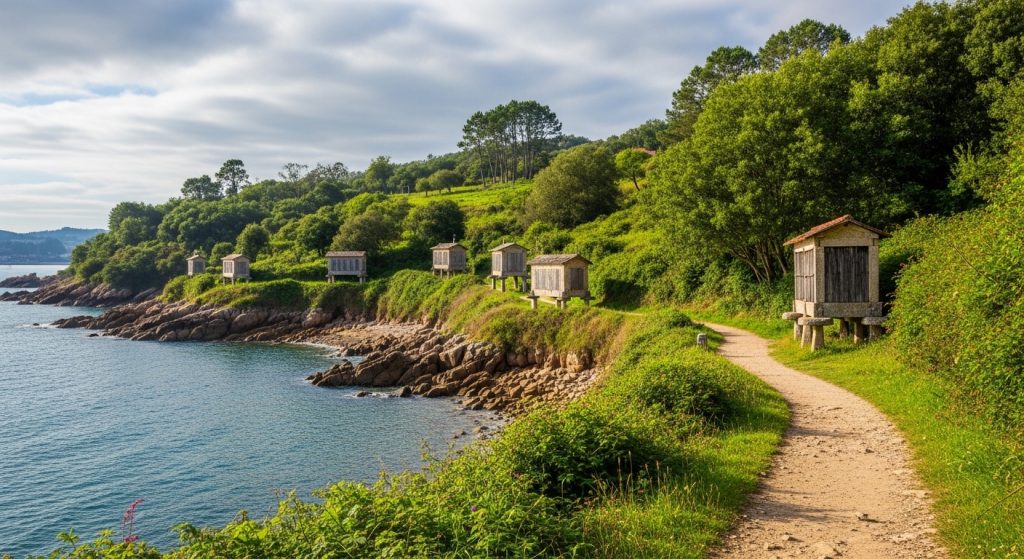 Senda dos Pescadores da Ría de Pontevedra: De Combarro a Lourizán, hórreos
