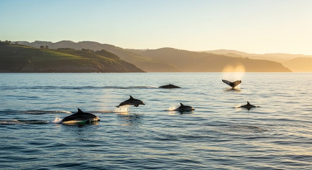 Avistamiento de cetáceos en las Rías Baixas: dónde y cuándo ver delfines y ballenas