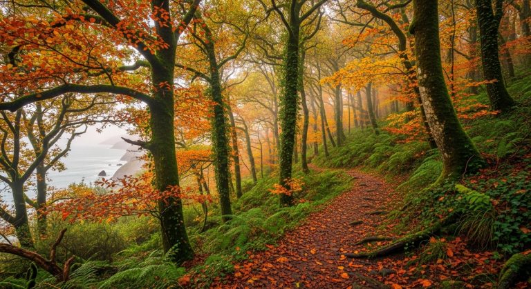 Otoño mágico en la Fraga de Cecebre: el bosque que inspiró a Wenceslao Fernández Flórez