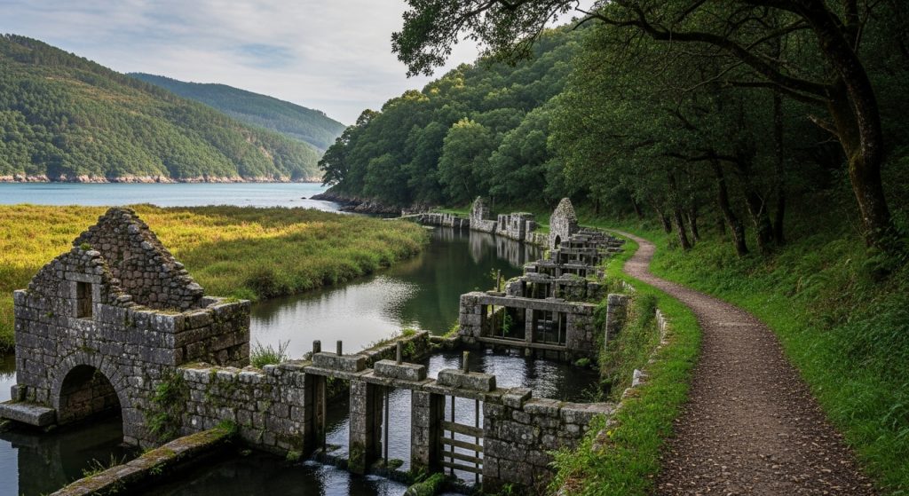Senda fluvial del Río Ulla: de paseo entre molinos y antiguas pesquerías