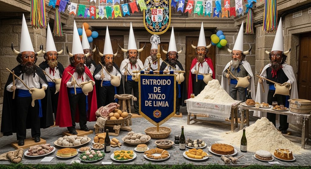 Entroido de Xinzo de Limia: guía completa de pantallas, fariñada y semanas grandes