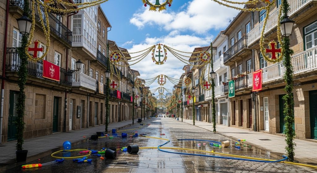 Festa da Auga de Vilagarcía de Arousa: la batalla más refrescante del verano gallego