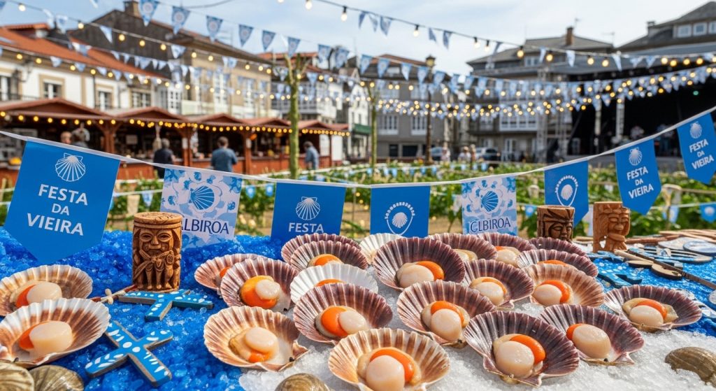 Festa da Vieira de Cambados: producto estrella y ambiente festivo en las Rías Baixas