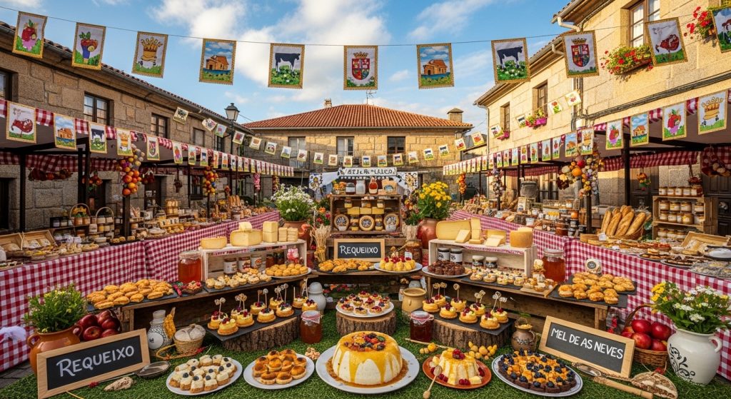 Festa do Requeixo e Mel de As Neves: dulces sabores y ambiente festivo en el Condado