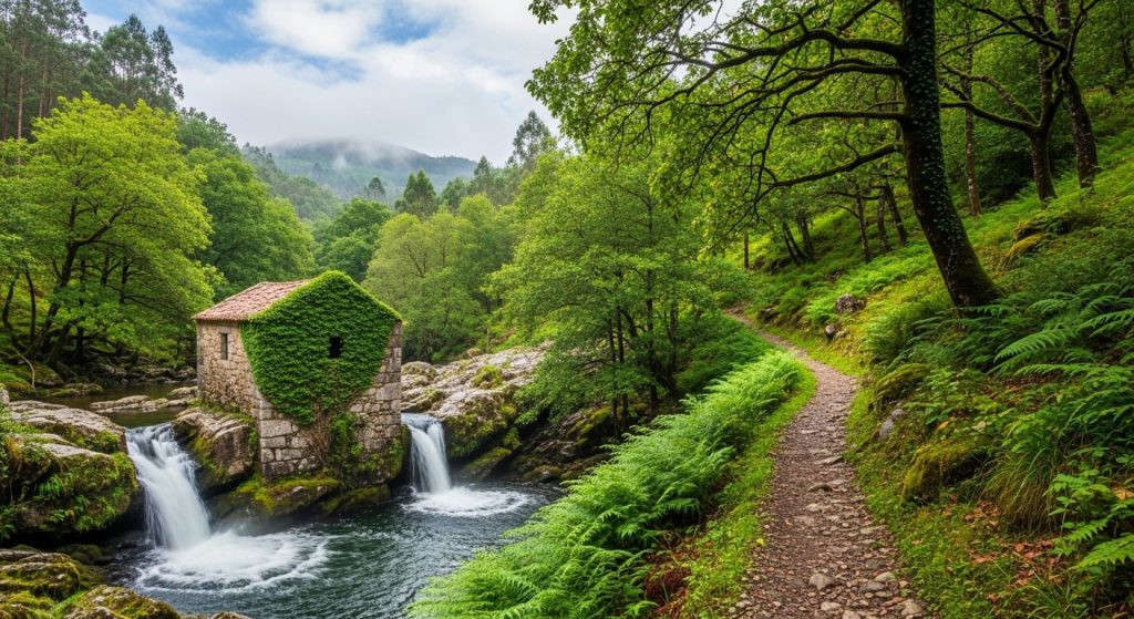A Fervenza de Belelle e os Muíños de Neda