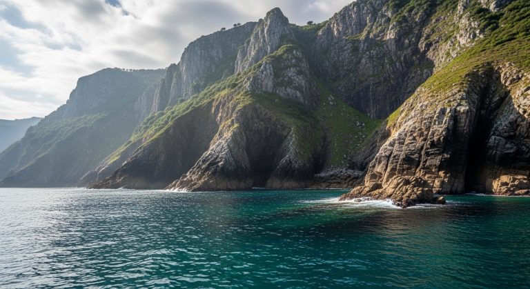 Kayak de mar por la costa salvaje entre Laxe y Traba: acantilados y leyendas