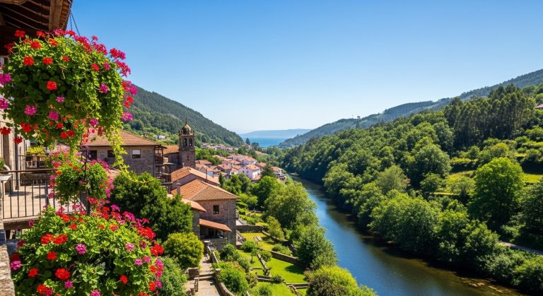 Un día en Allariz: el pueblo más bonito de España y sus jardines colgantes al río Arnoia