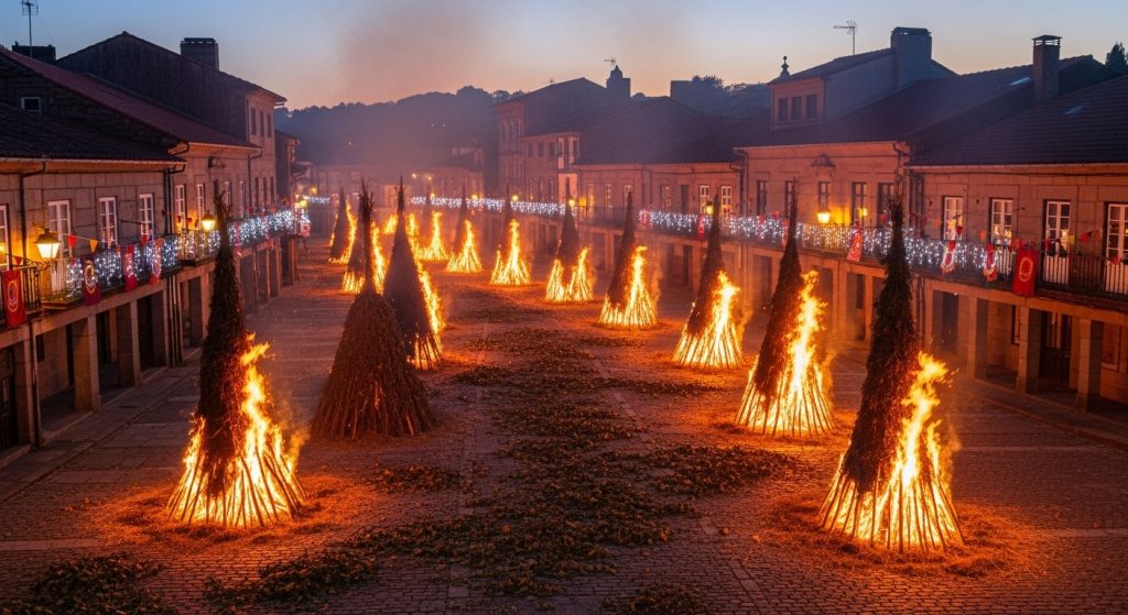 Festa dos Fachós de Castro Caldelas: ritual ancestral y espectaculares hogueras