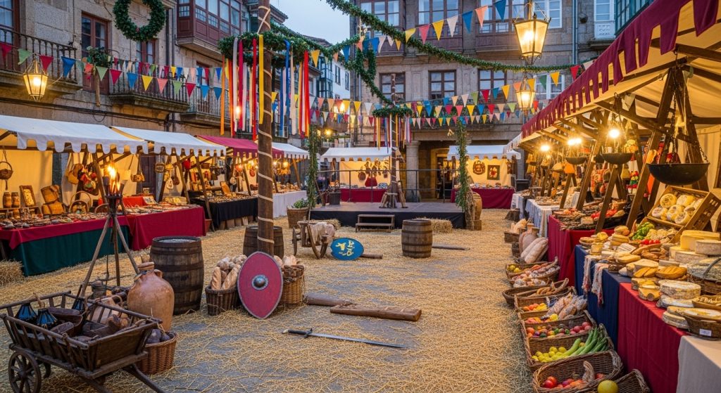 Feria Franca de Pontevedra: mercado medieval, recreaciones históricas y gastronomía
