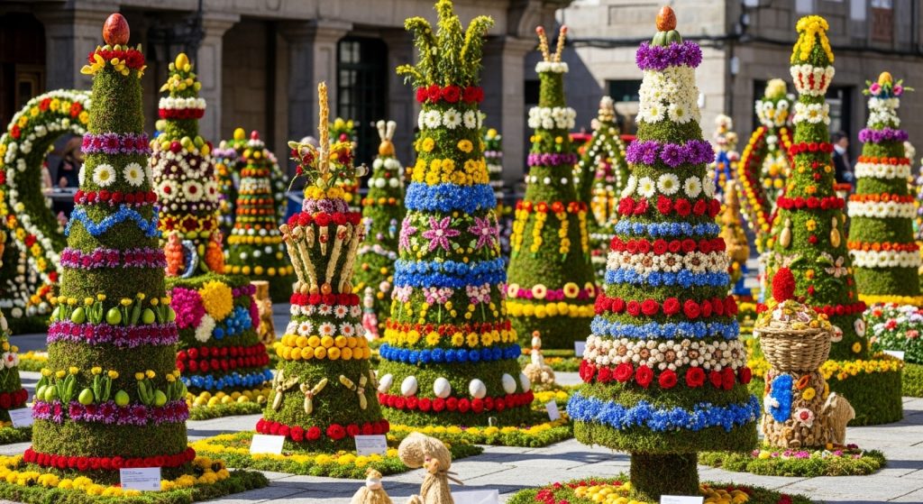Festa dos Maios en Ourense: flores, creatividad y bienvenida a la primavera
