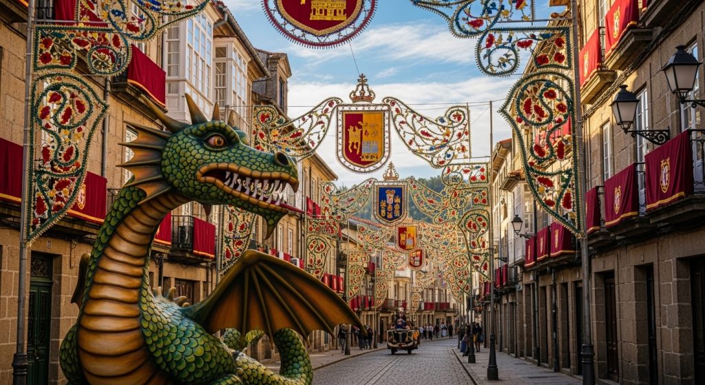 Festa da Coca de Redondela: dragones, desfiles y tradición medieval gallega