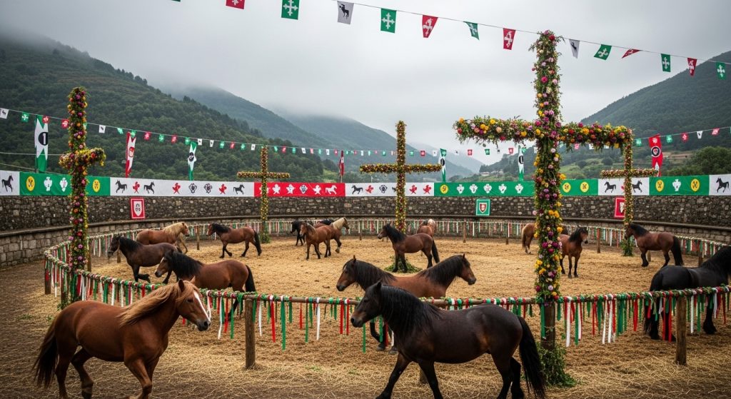 A Rapa das Bestas de Sabucedo: caballos salvajes, tradición ancestral y espiritualidad