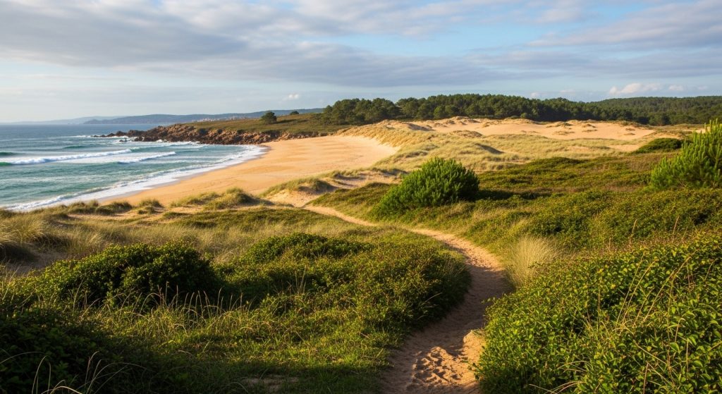 Sendeiro Azul da Ría de Muros e Noia: praias salvaxes e dunas