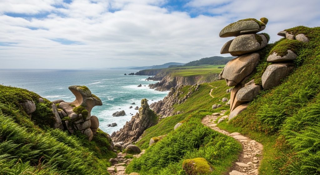 Ruta dos Penedos de Traba e Pasarela: arte natural e lendas