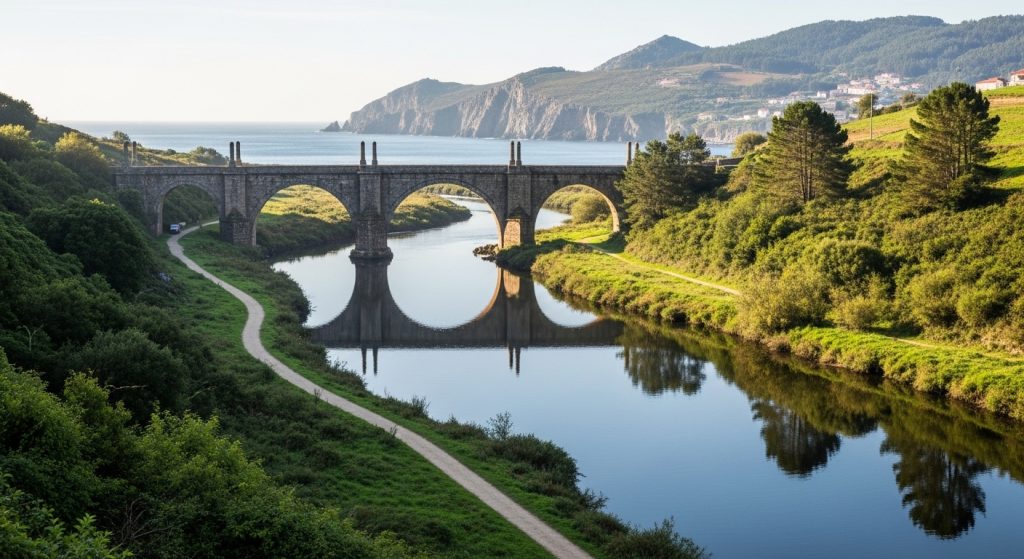 Senda Fluvial do Río Miño en Ourense: ponte romana e termas