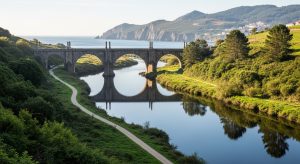 Senda Fluvial do Río Miño en Ourense: ponte romana e termas