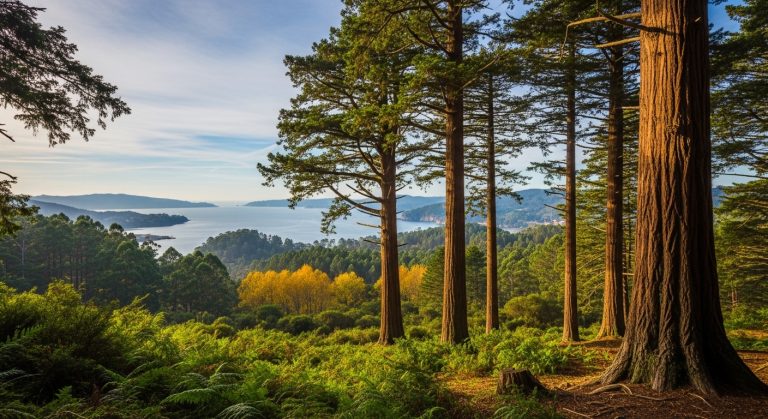 Otoño mágico en el Bosque de Secuoias de Poio: senderismo y fotografía