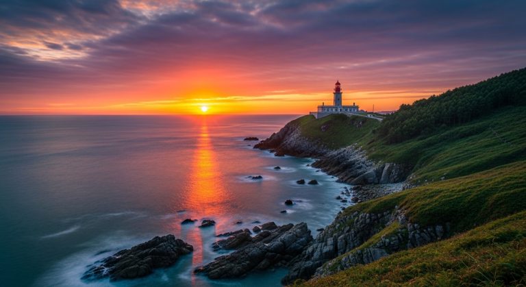 Atardeceres en el Faro de Fisterra: la puesta de sol más épica de Galicia