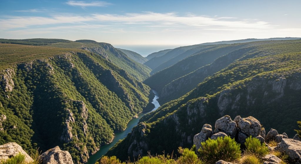 Trekking fotográfico por los cañones del Sil en verano