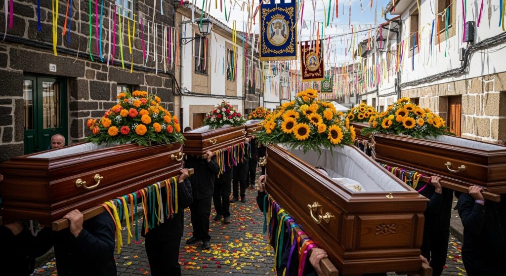 Romería de Santa Marta de Ribarteme: la procesión de los ataúdes más sorprendente de Galicia