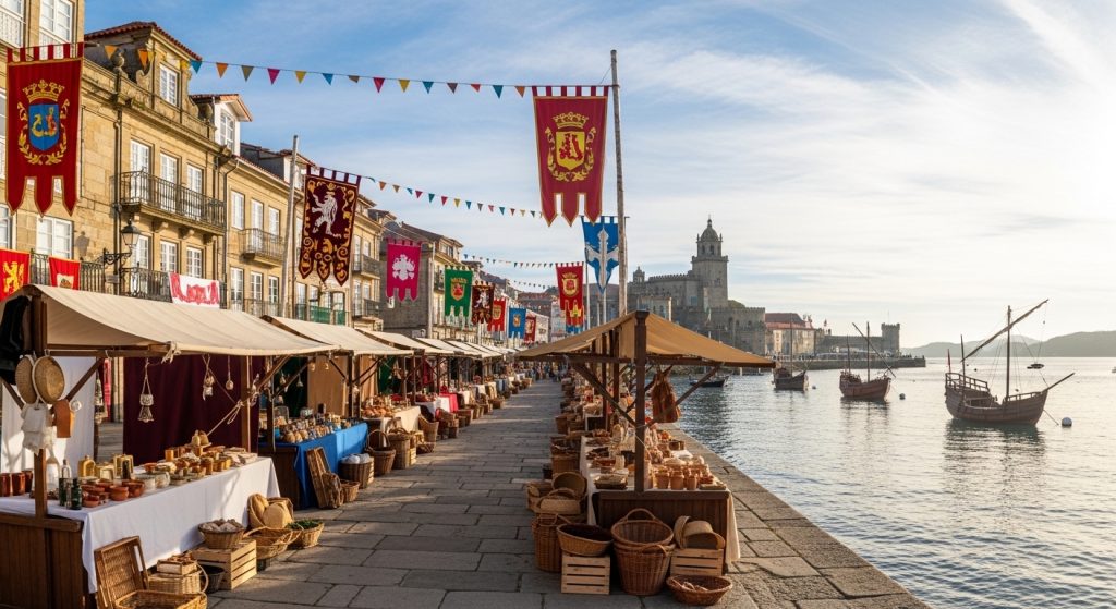 Festa da Arribada de Baiona: historia, mercado y ambiente marinero en la villa real