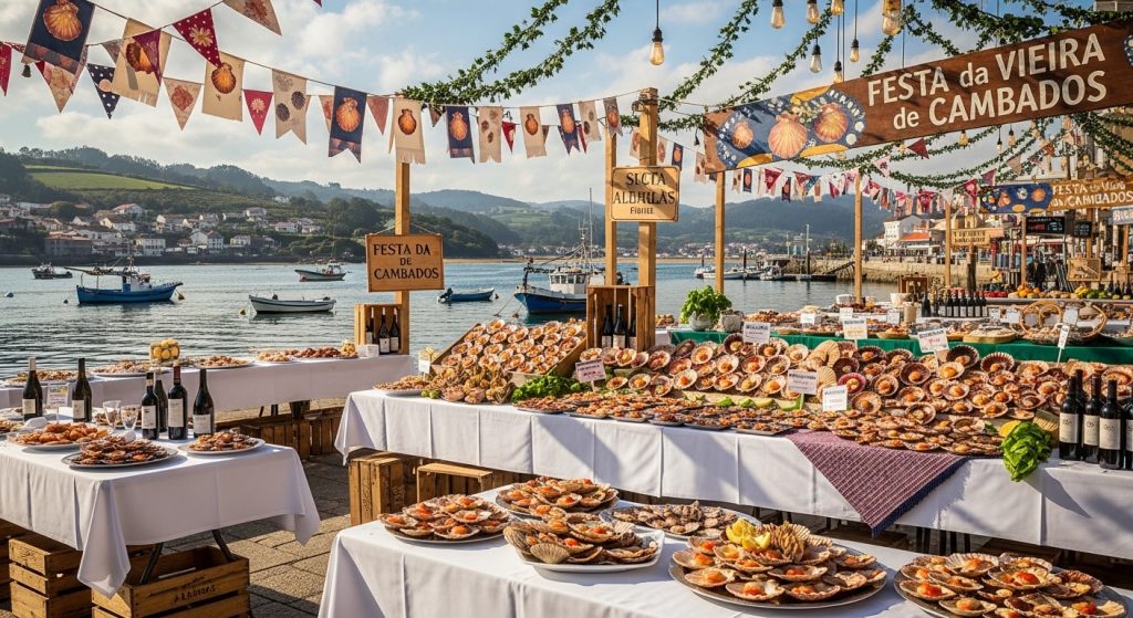 Festa da Vieira de Cambados: marisco, ría y fiesta gastronómica en las Rías Baixas