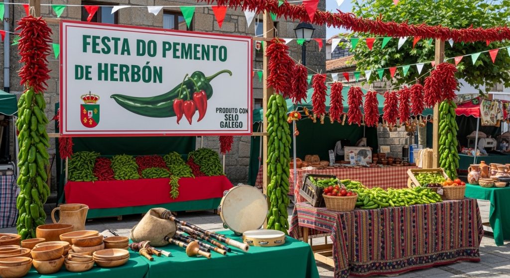 Festa do Pemento de Herbón: picante, tradición y producto con sello gallego