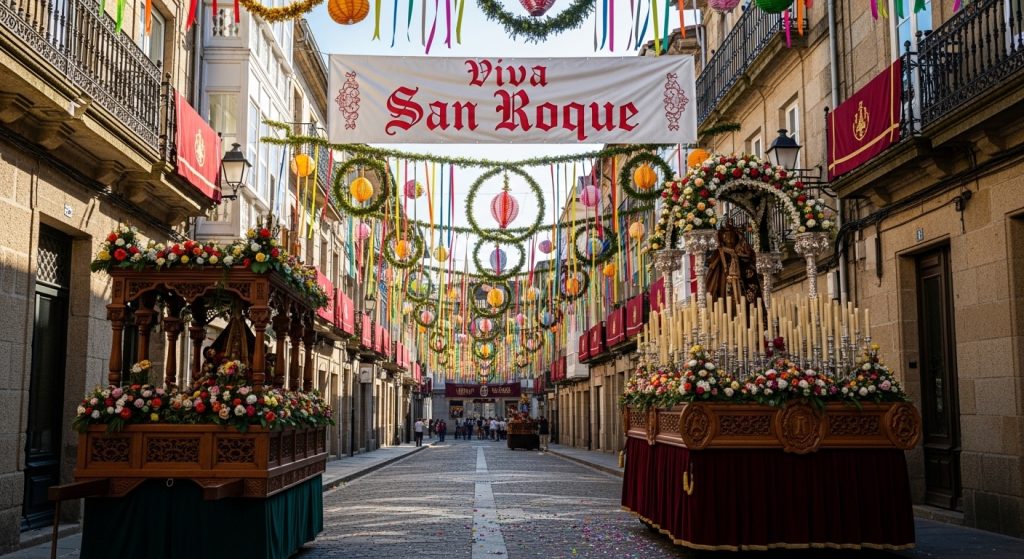 Romería de San Roque de Vilagarcía: procesión, fiestas y ambiente de verano en Arousa
