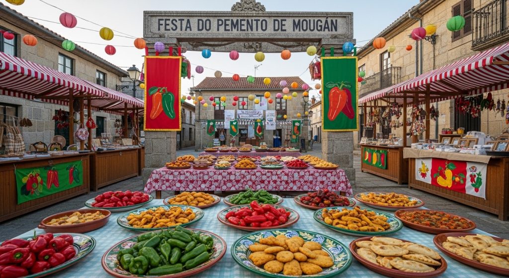 Festa do Pemento de Mougán: producto local y tradición festiva en Guntín
