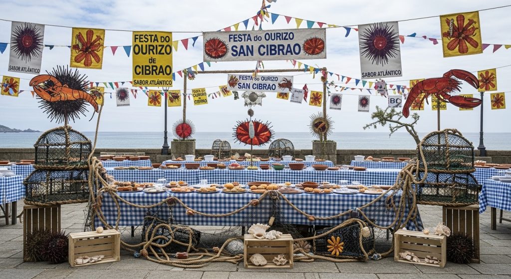 Festa do Ourizo de Mar de San Cibrao: sabor atlántico y fiesta marinera en Cervo