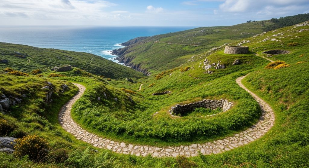 Ruta ciclista por los castros prerromanos de la Costa Ártabra