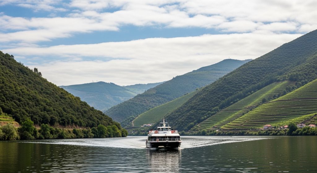 La magia de la Ribeira Sacra en un recorrido en catamarán por el Miño