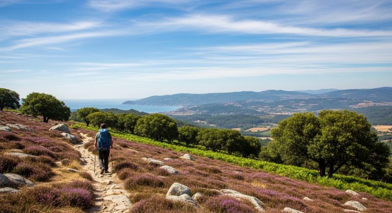Trekking por la Sierra de O Oribio: caminos entre brezos y robles