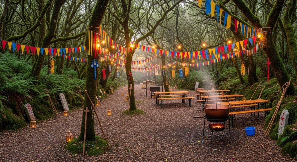 Festas de San Xiao de Moeche: folclore, pulpeiras y romería en las Fragas do Eume