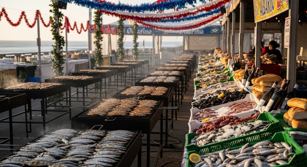 Festa da Sardiña de Cangas: grills, sardina asada y ambiente marinero en Morrazo