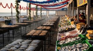 Festa da Sardiña de Cangas: grills, sardina asada y ambiente marinero en Morrazo